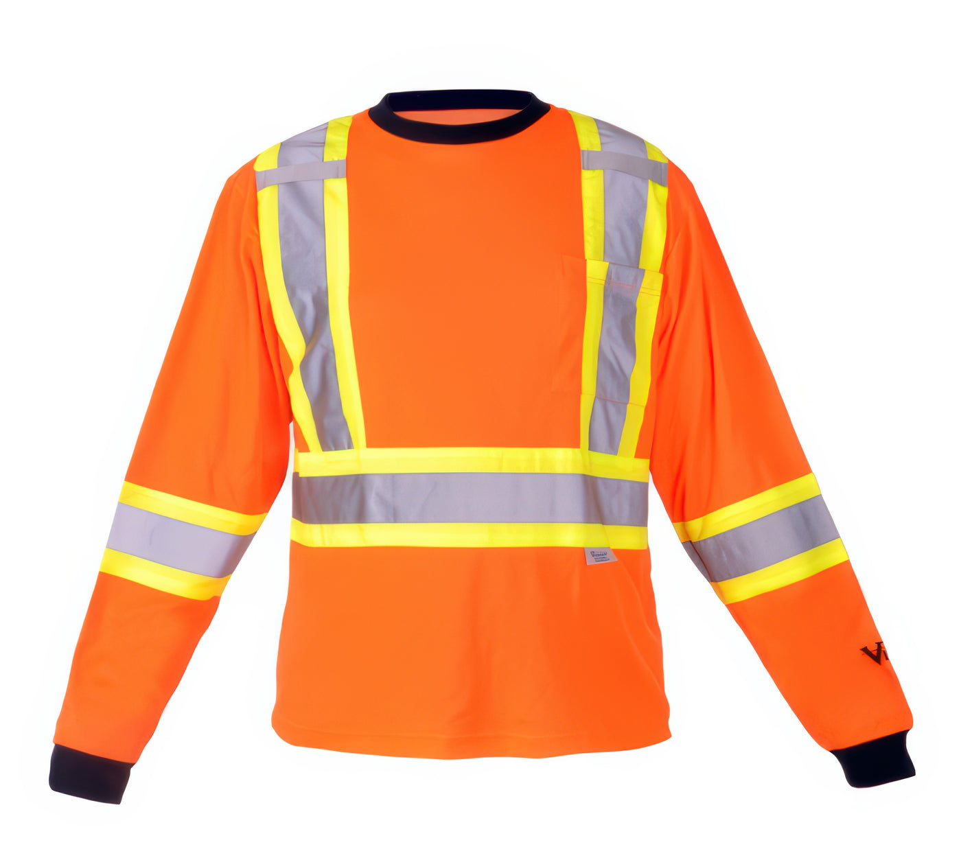 High visibility - Men's long-sleeved safety shirt - Viking