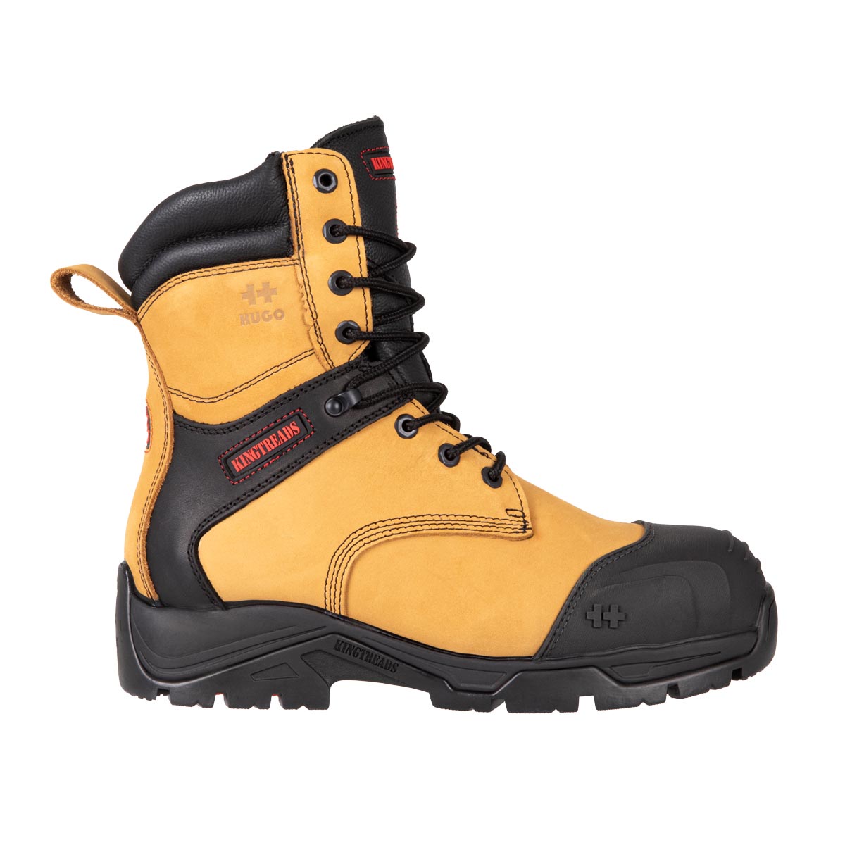 Botte de travail Viking 8" cuir tan collection Hugo Strong - Kingtreads