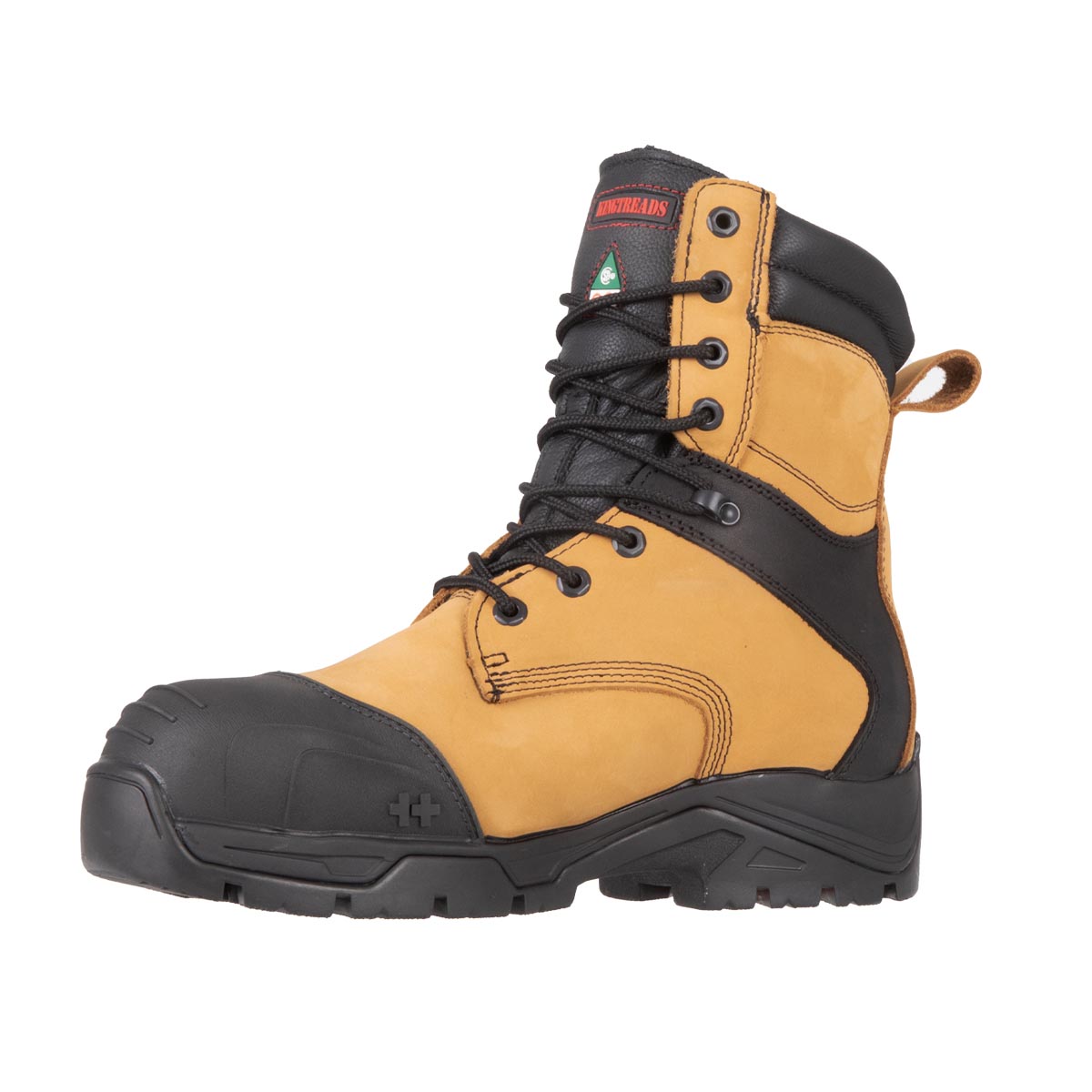 Botte de travail Viking 8" cuir tan collection Hugo Strong - Kingtreads