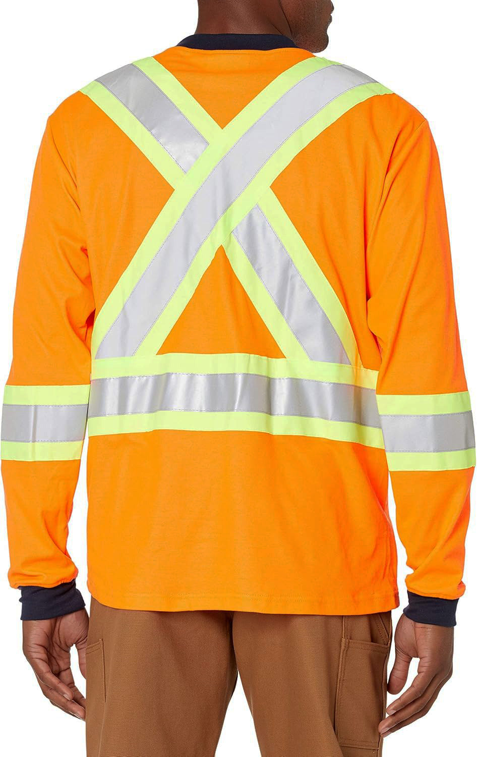 High visibility - Men's long-sleeved safety shirt - Viking